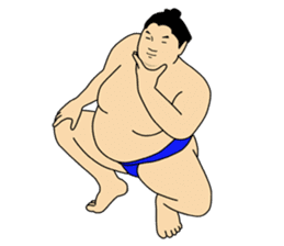 A cute Sumo wrestler sticker #581025