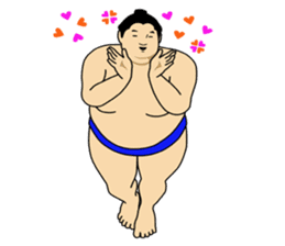 A cute Sumo wrestler sticker #581026
