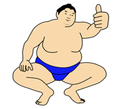 A cute Sumo wrestler sticker #581027