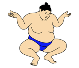 A cute Sumo wrestler sticker #581028