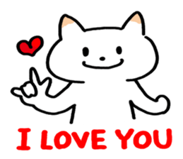 Talkative sign language stamp sticker #581118