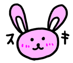 A colorful face sticker #581625