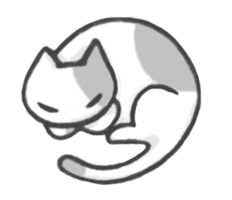 Daily life of the cat. sticker #581805
