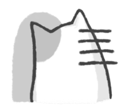 Daily life of the cat. sticker #581813