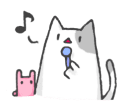 Daily life of the cat. sticker #581818