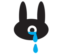 The Weird Black Rabbit 'RABIRA' sticker #582129