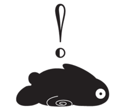 The Weird Black Rabbit 'RABIRA' sticker #582138