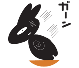 The Weird Black Rabbit 'RABIRA' sticker #582143