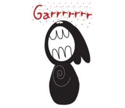 The Weird Black Rabbit 'RABIRA' sticker #582147