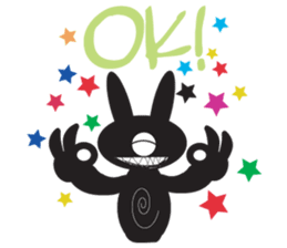 The Weird Black Rabbit 'RABIRA' sticker #582150