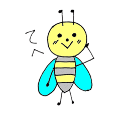 a bee in love sticker #582154