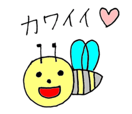 a bee in love sticker #582164