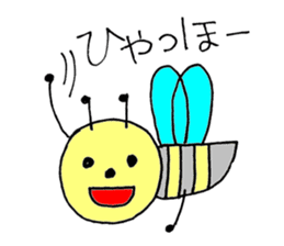 a bee in love sticker #582168