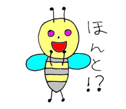 a bee in love sticker #582175