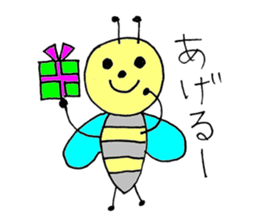 a bee in love sticker #582184