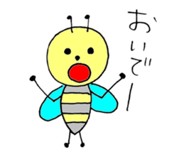 a bee in love sticker #582186
