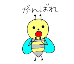 a bee in love sticker #582190