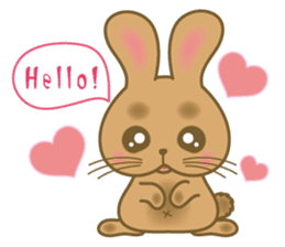 Fluffy Rabbit usami sticker #582234