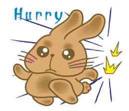 Fluffy Rabbit usami sticker #582237