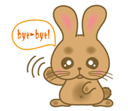 Fluffy Rabbit usami sticker #582241