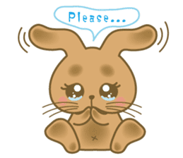 Fluffy Rabbit usami sticker #582251
