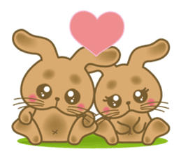 Fluffy Rabbit usami sticker #582269