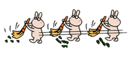 Murphies, The Rabbit Family sticker #582433