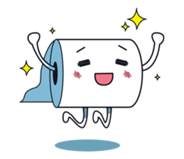 Toilet Paper Kun sticker #582674
