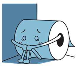 Toilet Paper Kun sticker #582678