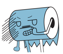 Toilet Paper Kun sticker #582680