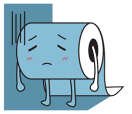 Toilet Paper Kun sticker #582681