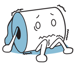 Toilet Paper Kun sticker #582688