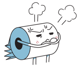 Toilet Paper Kun sticker #582691