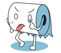 Toilet Paper Kun sticker #582692