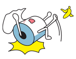 Toilet Paper Kun sticker #582699