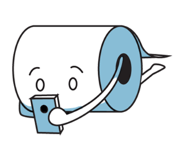 Toilet Paper Kun sticker #582700