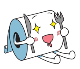 Toilet Paper Kun sticker #582701