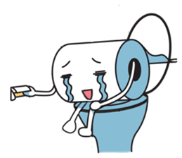 Toilet Paper Kun sticker #582703