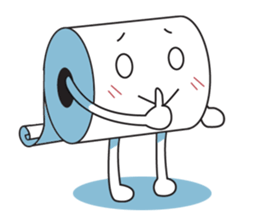 Toilet Paper Kun sticker #582704