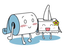 Toilet Paper Kun sticker #582709
