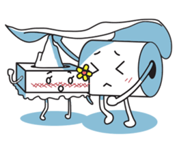 Toilet Paper Kun sticker #582711