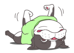 snub nosed dogs love!part2 sticker #583019