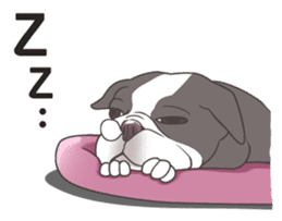 snub nosed dogs love!part2 sticker #583021