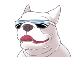 snub nosed dogs love!part2 sticker #583032