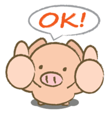 Bukke the piglet sticker #583157