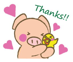 Bukke the piglet sticker #583159