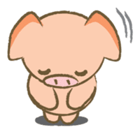 Bukke the piglet sticker #583162