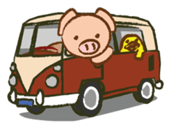 Bukke the piglet sticker #583166