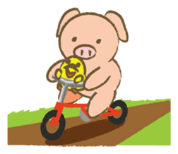 Bukke the piglet sticker #583167