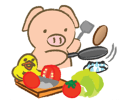 Bukke the piglet sticker #583168